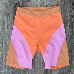 L*Space SunBurst Biker Shorts Small